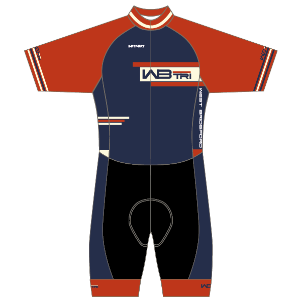 West Bridgford Tri T2 Skinsuit - Open Zip
