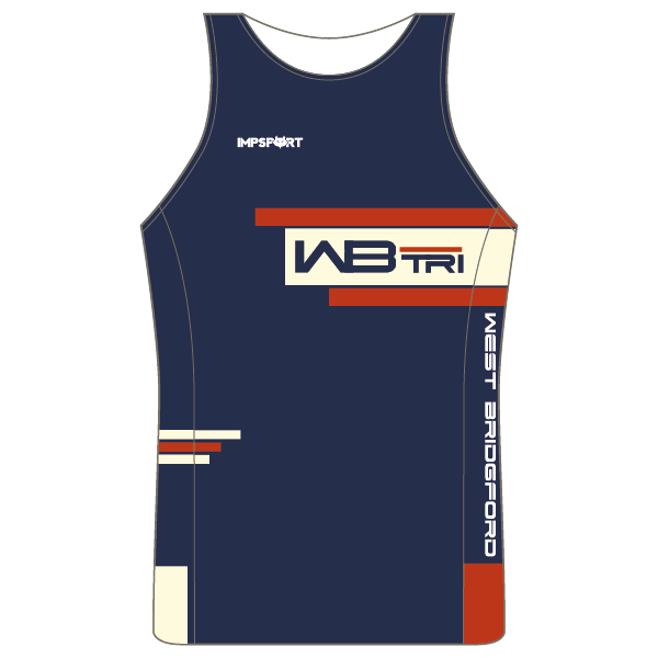 West Bridgford Tri Running Vest - Crossover Back
