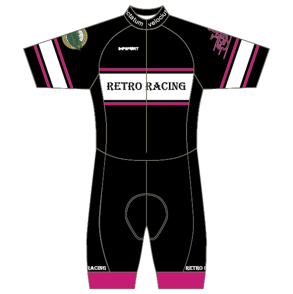 Retro Racing T2 Skinsuit - Short Sleeved