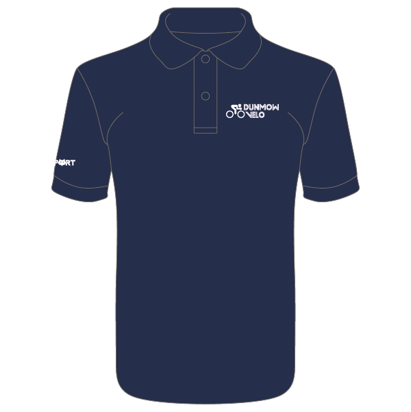 Dunmow Velo Cool Polo (French Navy)