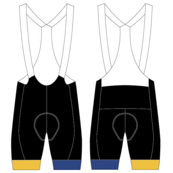 Warrington RC Tri T2 Bibshorts (Custom Leg Bands)