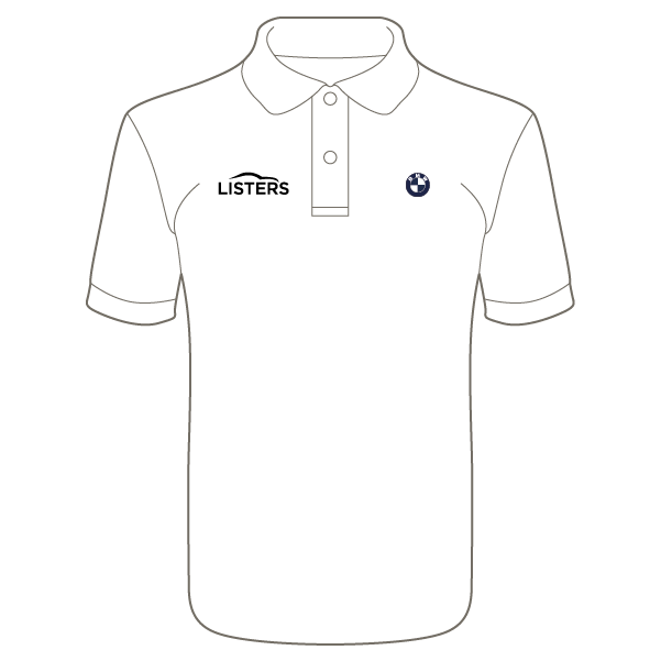 Listers BMW Boston Polo Shirt - White