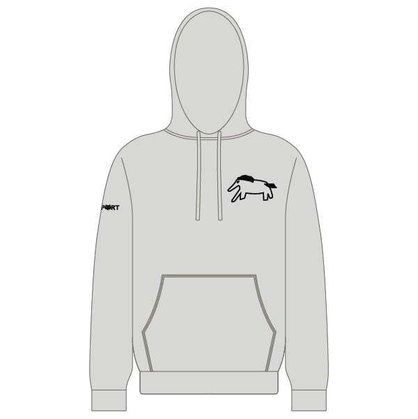 Skux Riders Hoodie (Heather Grey)