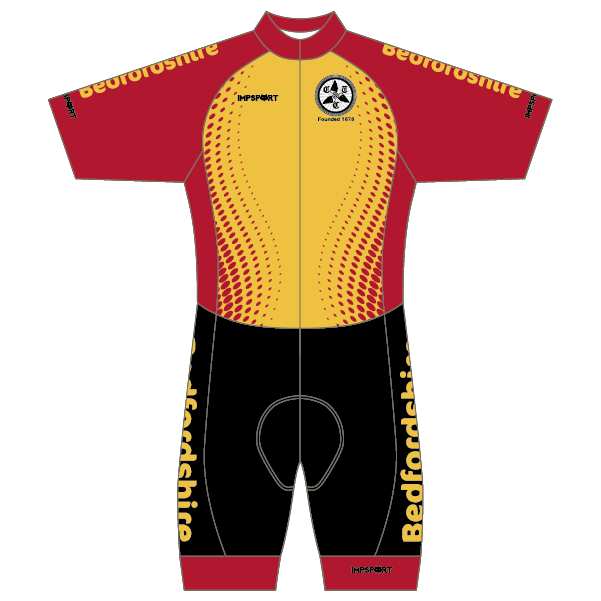 Cycling UK Bedfordshire T2 Skinsuit - Open Zip