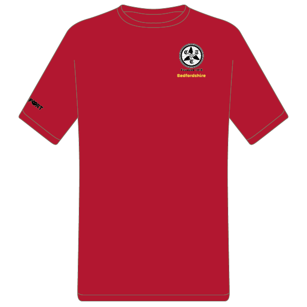 Cycling UK Bedfordshire Cool T (Red)