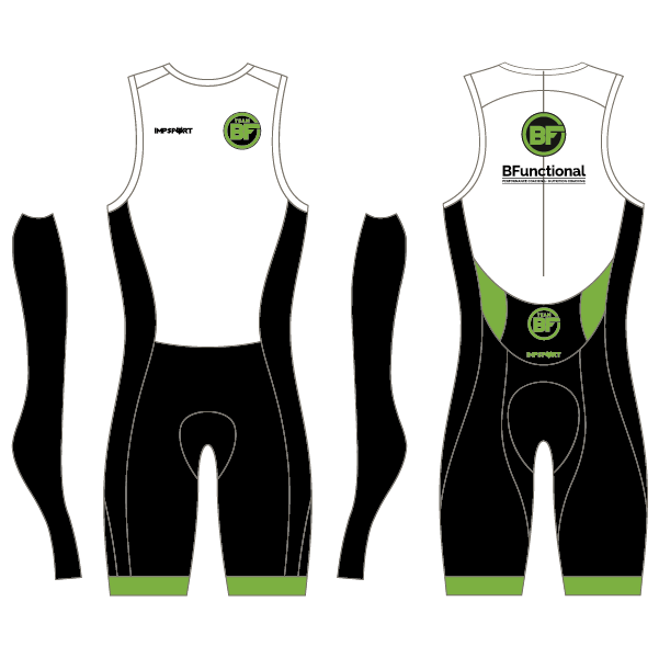 BFunctional T1 Mens Tri Suit - White