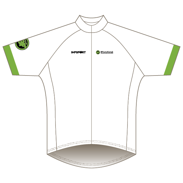 BFunctional T1 Short Sleeved Road Jersey - White