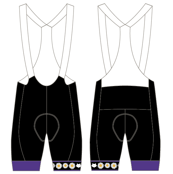 Doddington Daisies T2 Bibshorts (Custom Leg Bands)