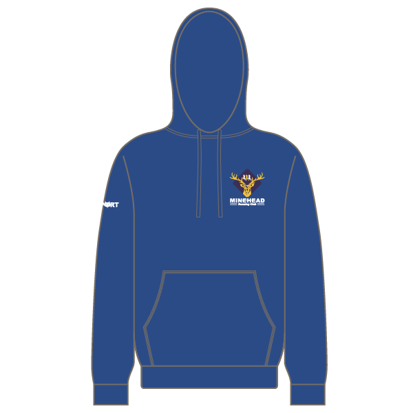 Minehead RC Hoodie With Stag Logo - Royal Blue