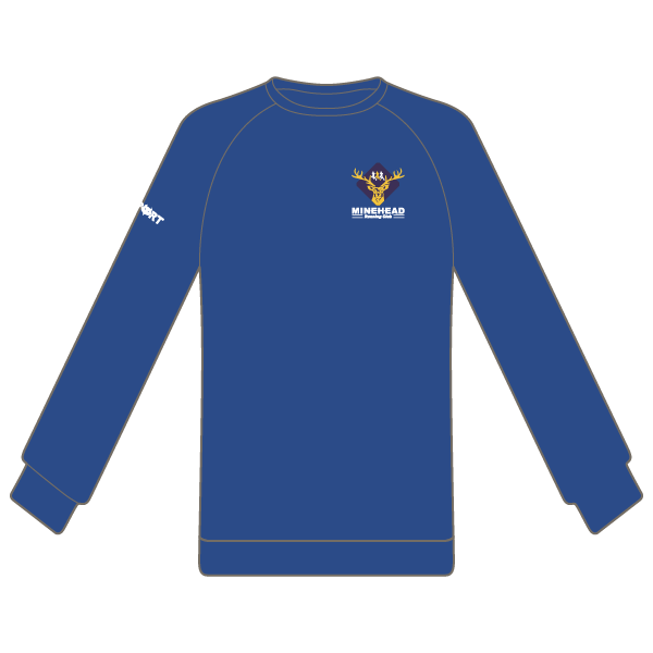Minehead RC Sweatshirt With Stag Logo - Royal Blue