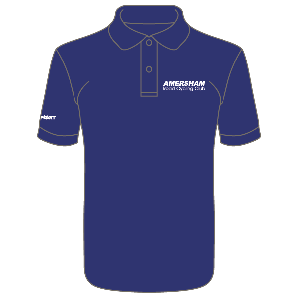 Amersham Road Cycling Club Cool Polo (Royal Blue)