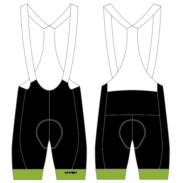 Peak Ascent Cycles T2 Bibshorts (Custom Leg Bands)
