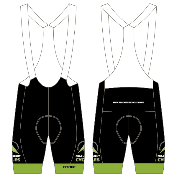 Peak Ascent Cycles T2 Bibshorts
