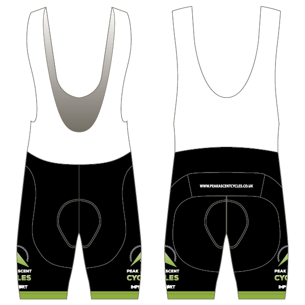 Peak Ascent Cycles T1 Bibshorts