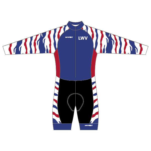 Leicester Womens Velo T2 Skinsuit - Long Sleeved