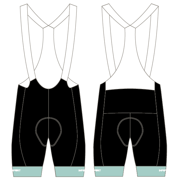 SYLS CC Winter Design T2 Bibshorts (Custom Leg Bands)