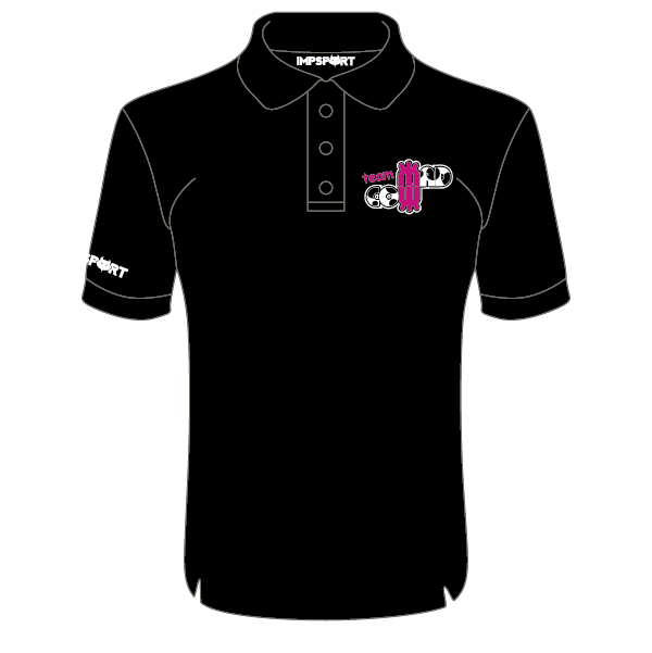 Team Mad Cow Smooth Cool Polo (Black)