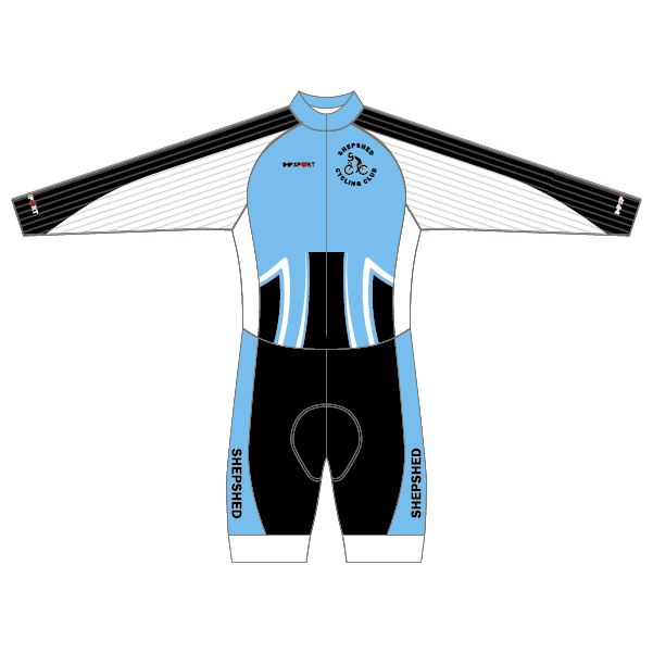 Shepshed Blue Design T2 Skinsuit - Long Sleeved