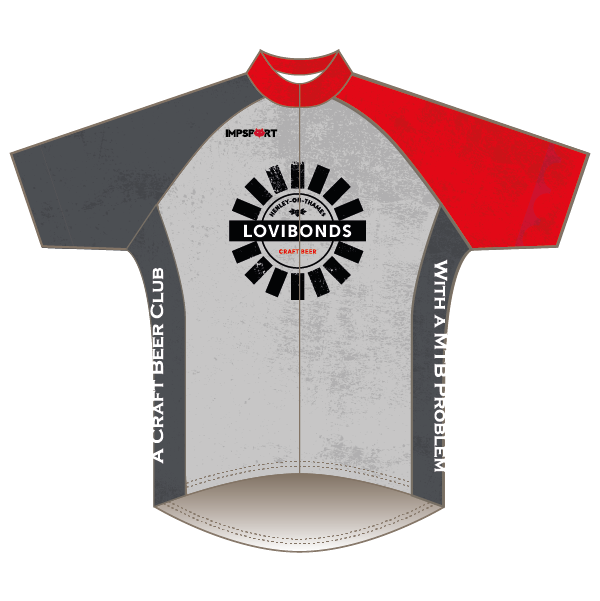 Lovibonds Brewery Grey Design T1 Road Jersey - Short Sleeved