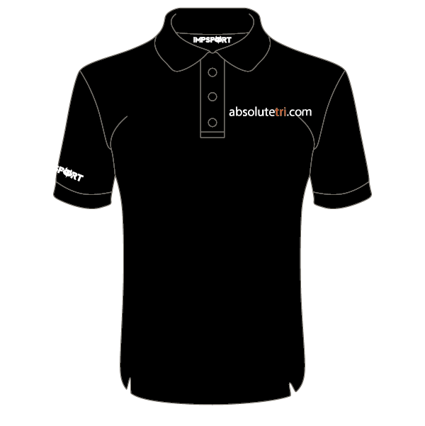 Absolute Tri Junior Cool Polo (Black) Absolute Tri Junior Cool Polo (Black)