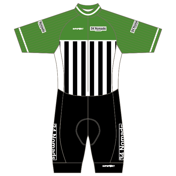 34 Nomads Retro Kit T2 Skinsuit - Short Sleeved