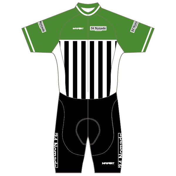 34 Nomads Retro Kit T1 Skinsuit - Short Sleeved