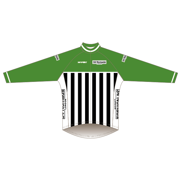 34 Nomads Retro Kit T1 Road Jersey - Long Sleeved