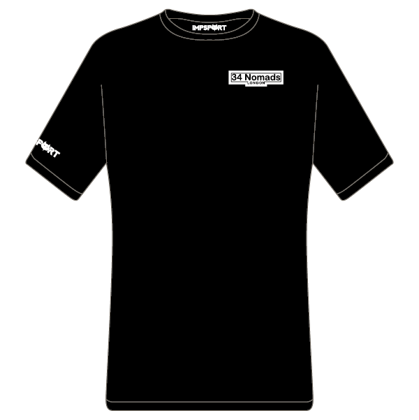 34 Nomads Retro Kit Smooth Cool T-Shirt (Black)