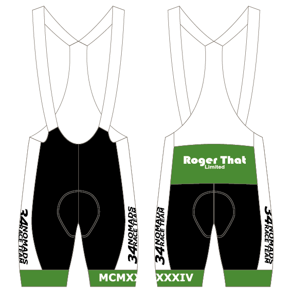 34 Nomads Roger That T2 Bibshorts