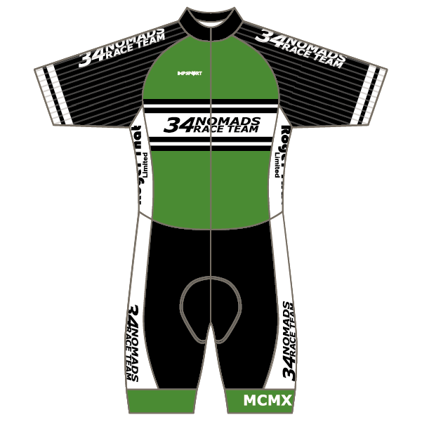 34 Nomads Roger That T2 Skinsuit - Open Zip