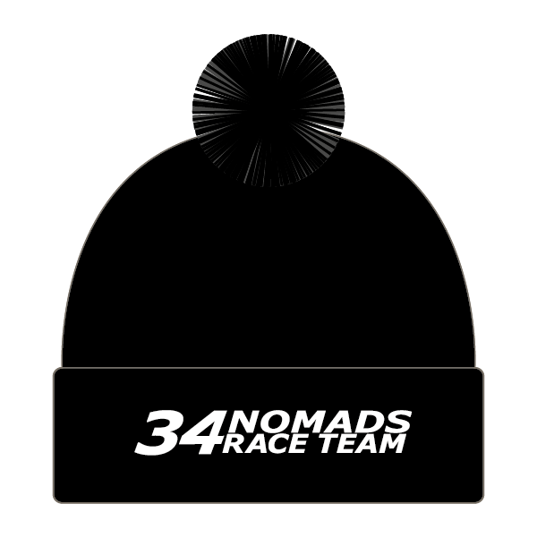 34 Nomads Roger That Bobble Hat (Black)