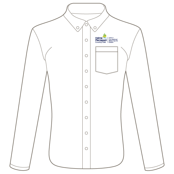 Holme Pierrepont Tailored Long Sleeved Oxford Blouse