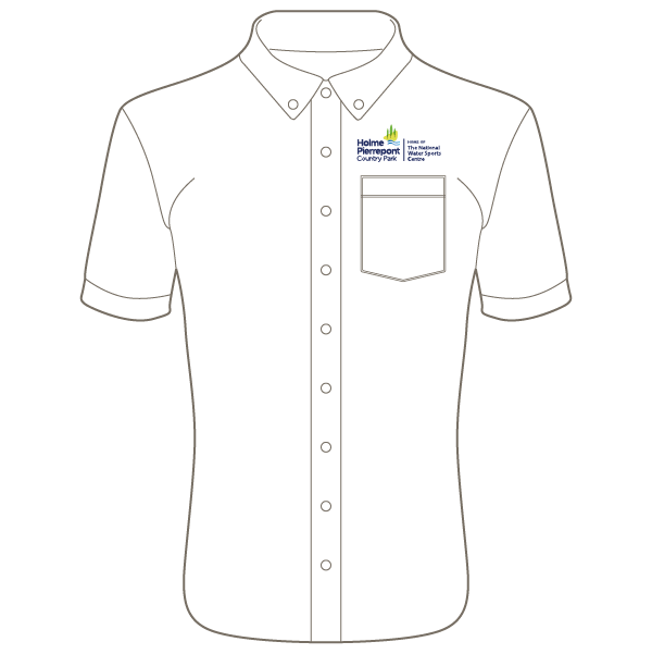 Holme Pierrepont Slim Fit Short Sleeved Oxford Shirt