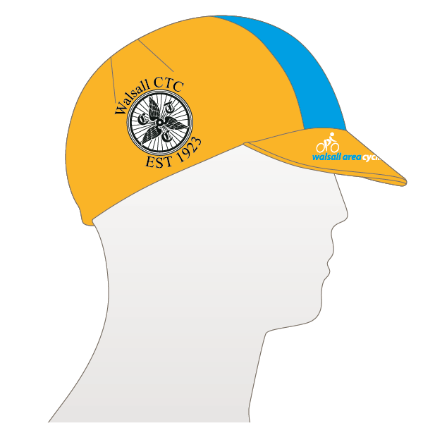 Walsall CTC Centenary Centre Band Cycle Cap
