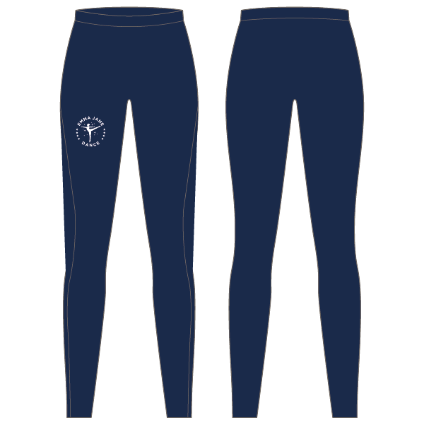 Emma Jane Dance Junior Leggings Navy