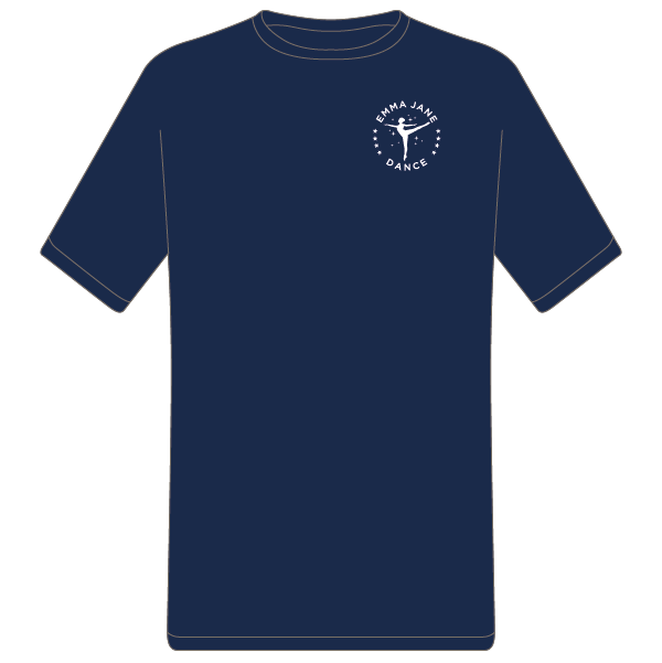 Emma Jane Dance Adult T-Shirt Navy