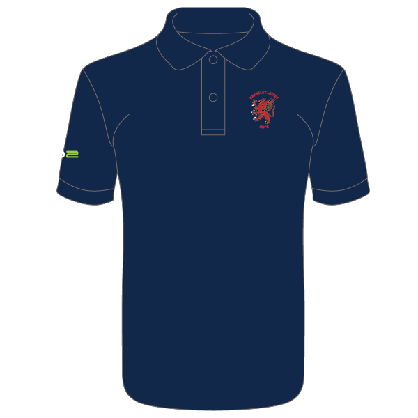 Barnsley Ladies RUFC Polo Shirt - Navy