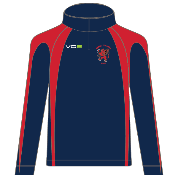 Barnsley Ladies RUFC Pro Team Mid Layer - Junior Navy/Red