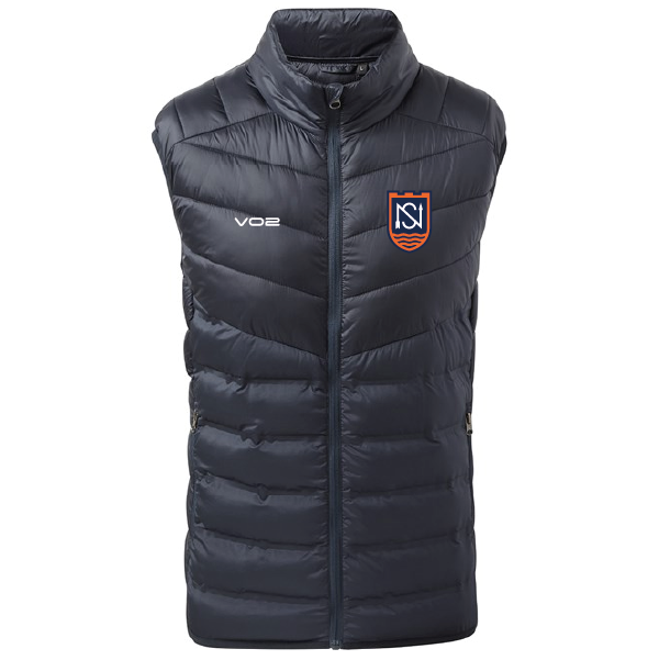 NSUFC Navy Padded Gilet £55