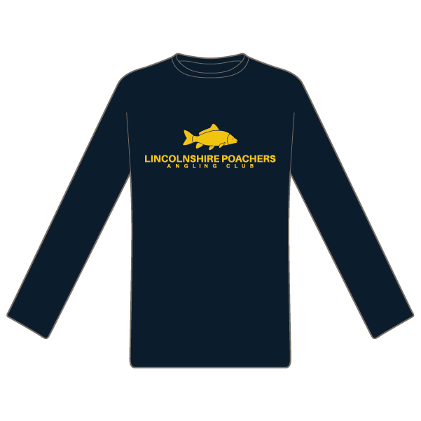 Lincolnshire Poachers Angling Club Long Sleeve T-Shirt Navy