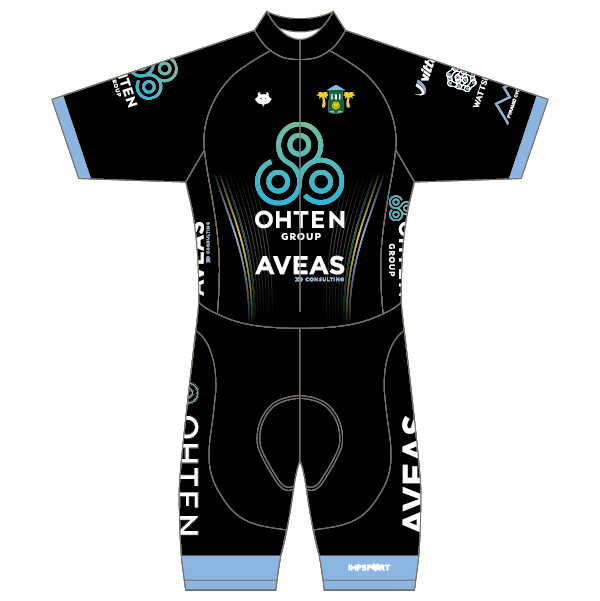 Team Ohten Aveas Junior T1 Skinsuit - Short Sleeved