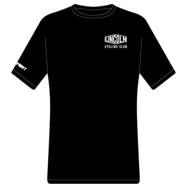 Lincoln Cycling Club Smooth Cool T-Shirt (Black)