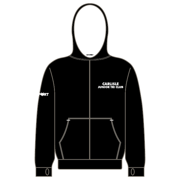 Carlisle Junior Tri Premium Hoodie (Black)