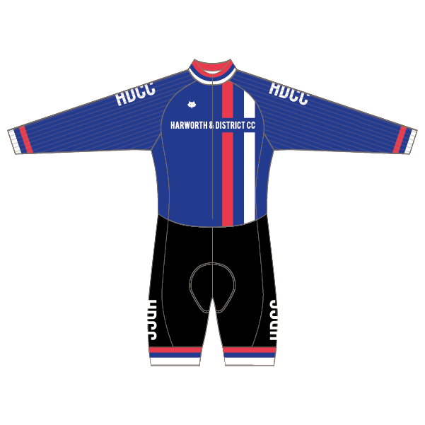 Harworth and District CC T2 Skinsuit - Long Sleeved