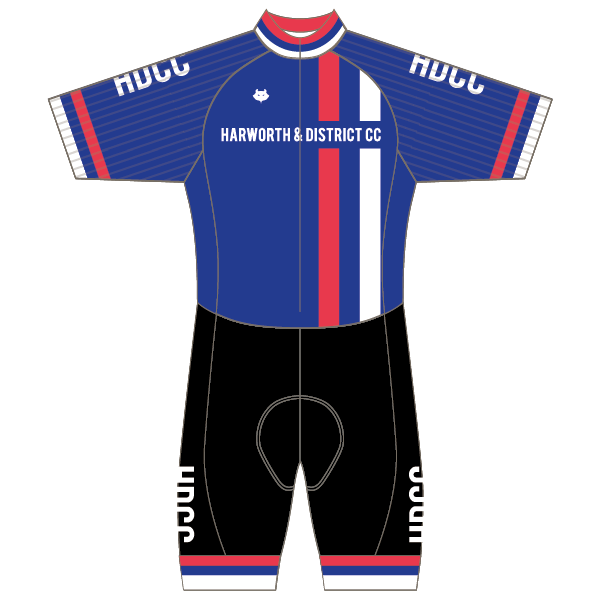 Harworth and District CC T2 Skinsuit - Open Zip