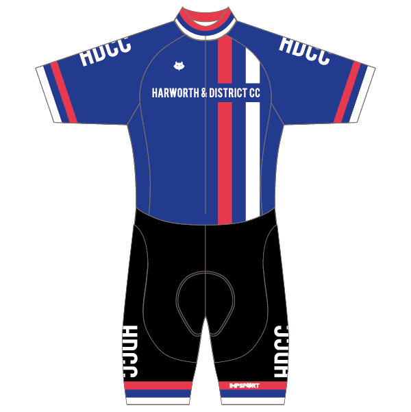 Harworth and District CC T1 Skinsuit - Short Sleeved