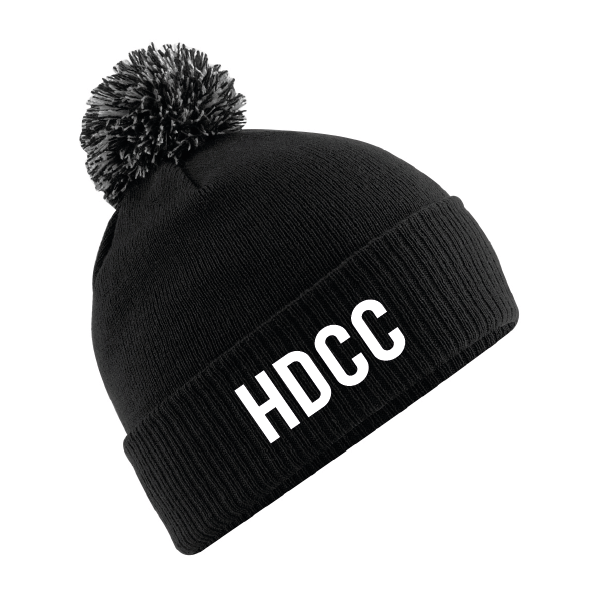 Harworth and District CC Bobble Hat (Black)
