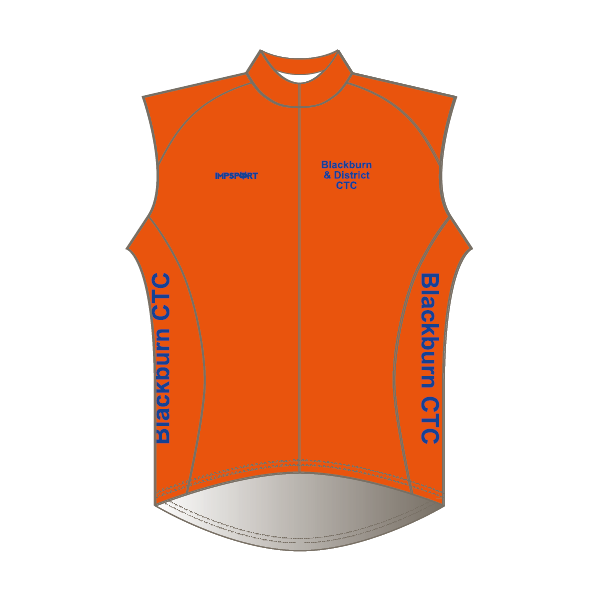 Blackburn and District CTC T1 Rain Gilet - Orange