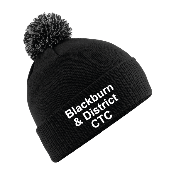 Blackburn and District CTC Bobble Hat (Black)