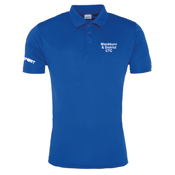 Blackburn and District CTC Smooth Cool Polo (Royal)